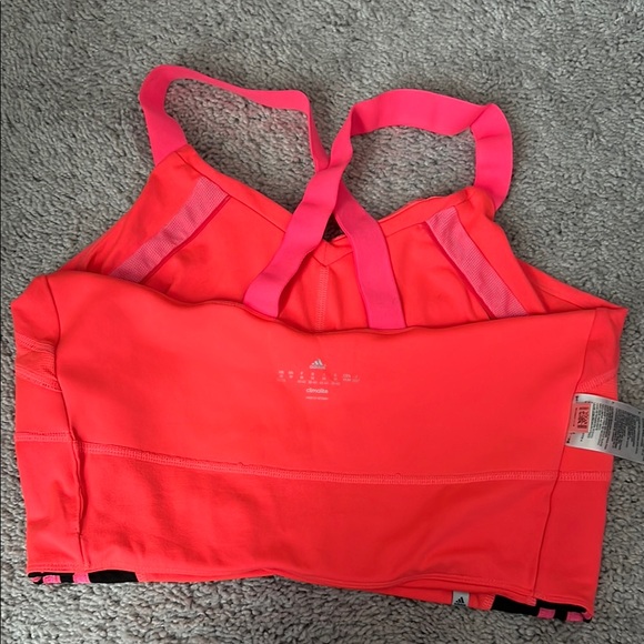EUC Adidas Pink Climalite Sports Bra Medium - Picture 7 of 11